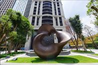 Abstract Metal Copper Sculpture Outdoor For Modern Public Decoration