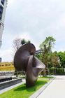 Abstract Metal Copper Sculpture Outdoor For Modern Public Decoration