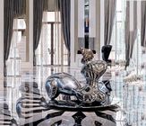 Large Size Stainless Steel Metal Sculpture For Indoor Hotel Public Decoration