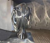 Mirror Stainless Steel Sculpture , Stainless Steel Abstract Sculpture