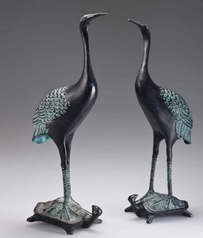 Cast Bronze Indoor Metal Sculptures Ancient Style 1.5m Length For Art