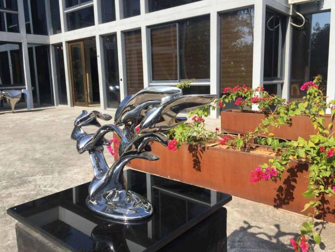 Stainless Steel Metal Animal Sculptures , Modern Animal Sculptures For