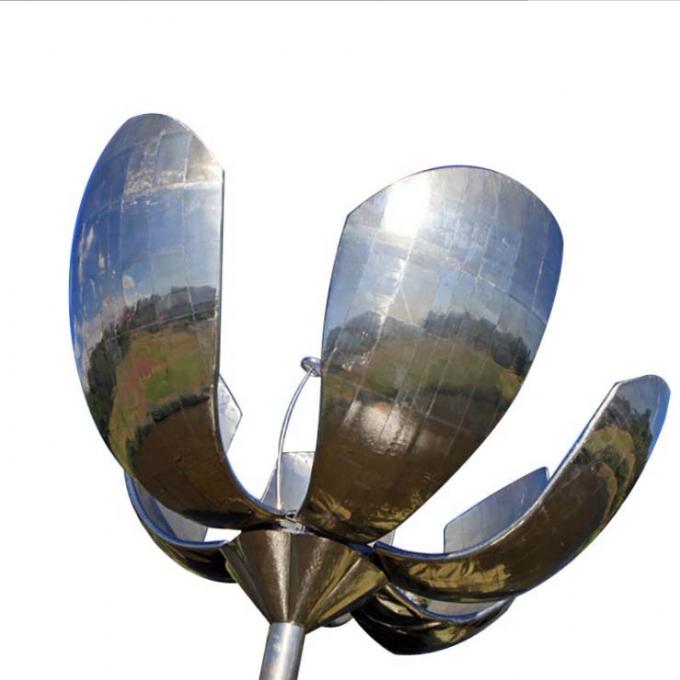 Mirror Polished 316L Stainless Steel Sculpture 4.0 meter height 0