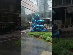 316L SS Lawn And Garden statues and sculptures Blue Baking Varnished