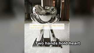 Modern Stainless Steel Sculpture 1.5m High