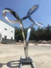 Garden Outdoor Metal Sculpture Metal Abstract Style For Square Decoration