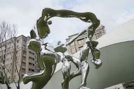 Hand Made SS Sculpture Metal Modern Art For Landscape Decoration