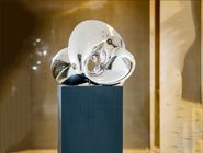 Home Art Decoration Metal Flower Sculpture Stainless Steel Anti Corrosion