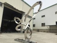 Metal Decoration Modern Abstract Sculpture Large Steel 3m Height Corrosion Resistant