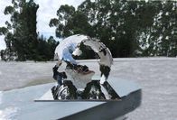 Creative Handmade Indoor Metal Sculptures Hand Art Artificial Style Mirror Polished