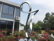 Artificial Style Stainless Steel Sculpture Outside Garden Statues For Art Decoration