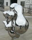 Outdoor Abstract Stainless Steel Sculpture And Statues Garden Ornaments