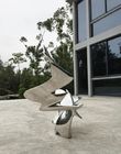 Customized Metal Statue Modern Abstract Sculpture Outdoor For Decoration