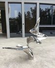 Customized Metal Statue Modern Abstract Sculpture Outdoor For Decoration