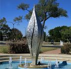 Plaza Decoration Large Outdoor Sculpture Garden Statues 316L Stainless Steel