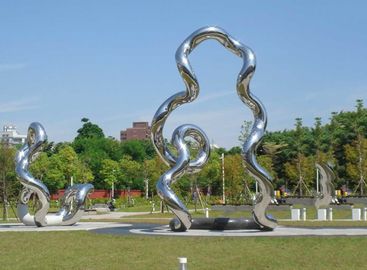Welding Modern Garden Outdoor Yard Statues Handmade Polished Metal Art