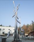 Metal Handmade Large Outdoor Sculpture Statues Stainless Steel Plaza Decoration