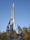 Customized Size Large Outdoor Sculpture / Mirror Stainless Steel Abstract Sculpture