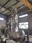 Forging 316L Stainless Steel Garden Statues For Plaza Decoration