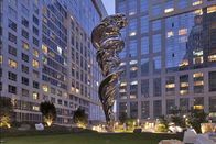 Polished Stainless Steel Sculpture Venus 28 Meter Height For Plaza Decoration