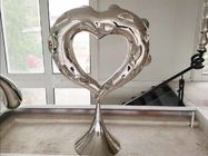 Polished Modern Stainless Steel Art Sculptures Metal Outdoor Decoration