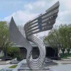 Contemporary Garden Large Outdoor Sculpture Stainless Steel For Decoration