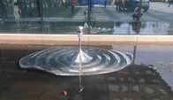 0.8m Length Outdoor Abstract Stainless Steel Sculpture For Hotel Decoration