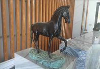 Ancient Style Indoor Cast Bronze Horse Sculpture 0.6m Length