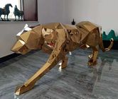 1.8m Length Painted Abstract Life Size Animal Sculptures