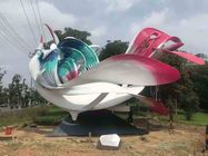 OEM Art Painted Flying Doves Abstract Outdoor Sculpture