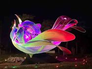 OEM Art Painted Flying Doves Abstract Outdoor Sculpture