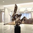 2.0M High Mirror Polished Stainless Steel Contemporary Art Statues