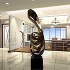 2.0M High Mirror Polished Stainless Steel Contemporary Art Statues
