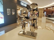 Contemporary Famous Indoor Metal Abstract Sculptures For Lobby Decoration