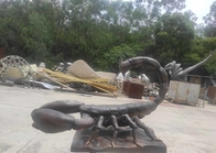 Paint Outdoor Scorpion Sculptures , Outdoor Bronze Animal Statues