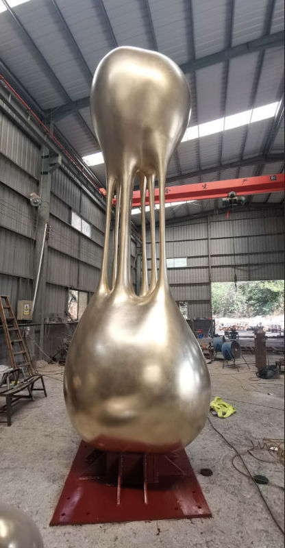 ODM Decoration Brass 4.6m Modern Metal Sculpture