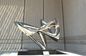 Outdoor Abstract Metal Sculptures Polished Mirror Color 3.5 Meter Length