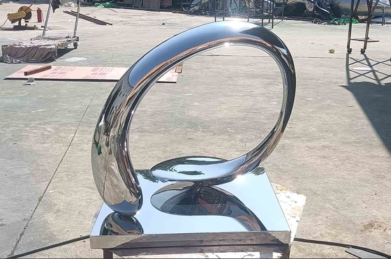 Metal Modern Style Famous Abstract Sculptures For Indoor Decoration