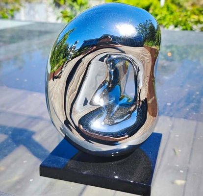 Modern Small Stainless Steel Sculpture For Indoor Decoration