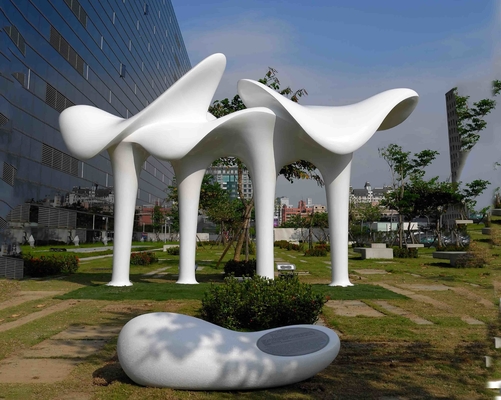 Public Art Outdoor Metal Sculpture Stainless Steel For Plaza Decoration